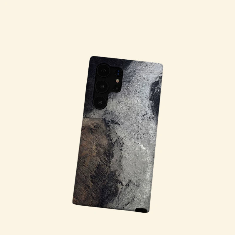 Basalt Mineral Texture Case for Samsung Galaxy S Series - Carapace StudioPhone CaseCarapace StudioCarapace StudioSPEC-9686-BASALT-SGS-1Samsung Galaxy S26 UltraBasalt Mineral Texture Case — side angle view