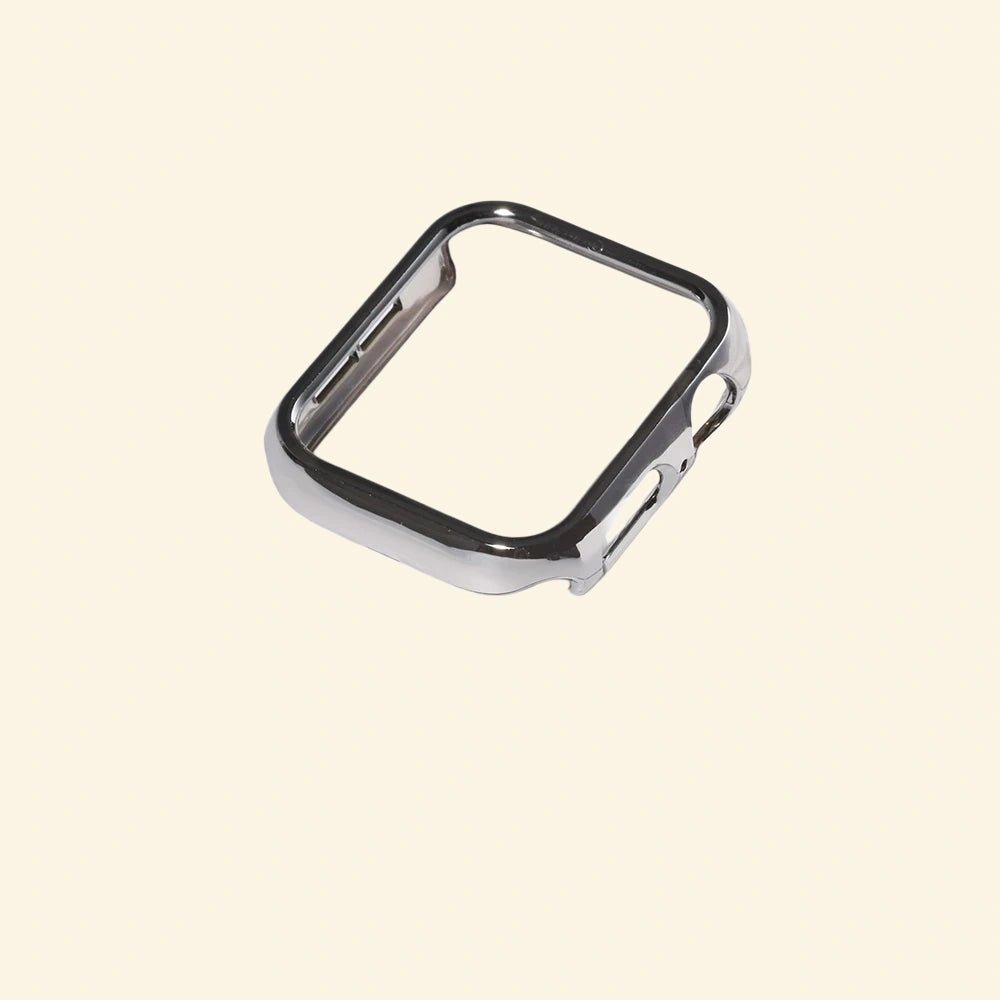 Glossy Silver Case for Apple Watch — Specimen No. 10540 - Carapace StudioApple Watch CaseCarapace StudioCarapace StudioCS-10540-SLVR-AW-1Apple Watch Ultra 3 (49mm)Glossy Silver Apple Watch Case — full frame floating view, Specimen No. 10540