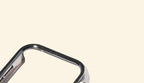 Glossy Silver Case for Apple Watch — Specimen No. 10540 - Carapace StudioApple Watch CaseCarapace StudioCarapace StudioCS-10540-SLVR-AW-1Apple Watch Ultra 3 (49mm)Glossy Silver Apple Watch Case — top corner detail, Specimen No. 10540