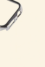 Glossy Silver Case for Apple Watch — Specimen No. 10540 - Carapace StudioApple Watch CaseCarapace StudioCarapace StudioCS-10540-SLVR-AW-1Apple Watch Ultra 3 (49mm)Glossy Silver Apple Watch Case — side button cutout detail, Specimen No. 10540