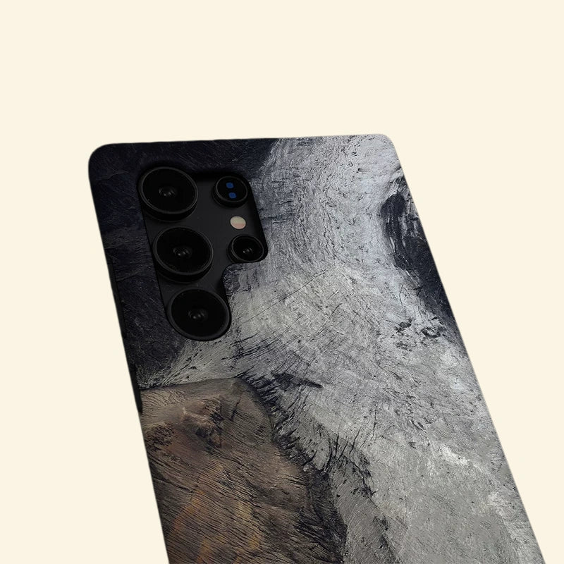 Basalt Mineral Texture Case for Samsung Galaxy S Series - Carapace StudioPhone CaseCarapace StudioCarapace StudioSPEC-9686-BASALT-SGS-1Samsung Galaxy S26 UltraBasalt Mineral Texture Case — held in hand lifestyle shot