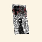 Chaotic Mind Doodle Case for Samsung Galaxy S Series — side angle view