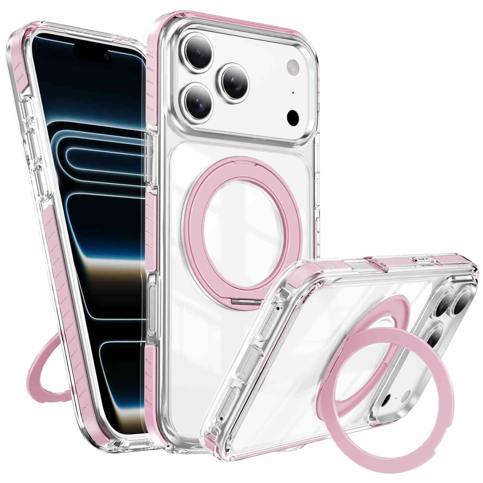 Carapace™ 360° Magnetic Invisible Stand Protective Case for iPhone