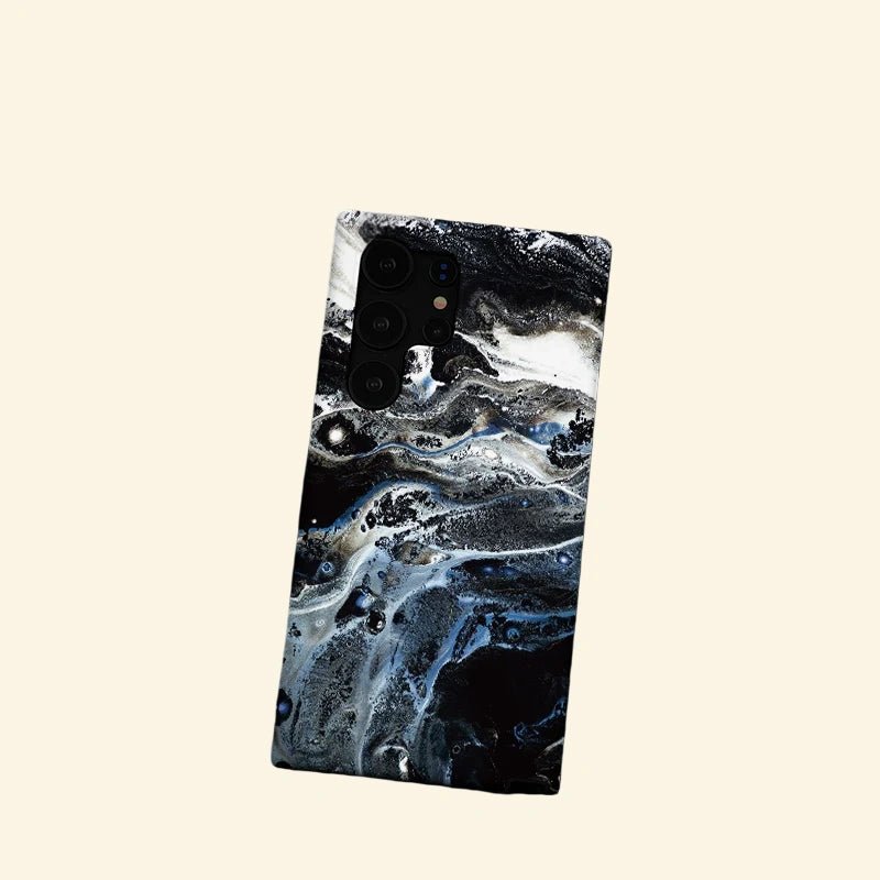 Nebula Fluid Marble Case for Samsung Galaxy S Series - Carapace StudioPhone CaseCarapace StudioCarapace StudioSPEC-9989-NEBULA-SGS-1Samsung Galaxy S26 UltraNebula Fluid Marble Case — side angle view