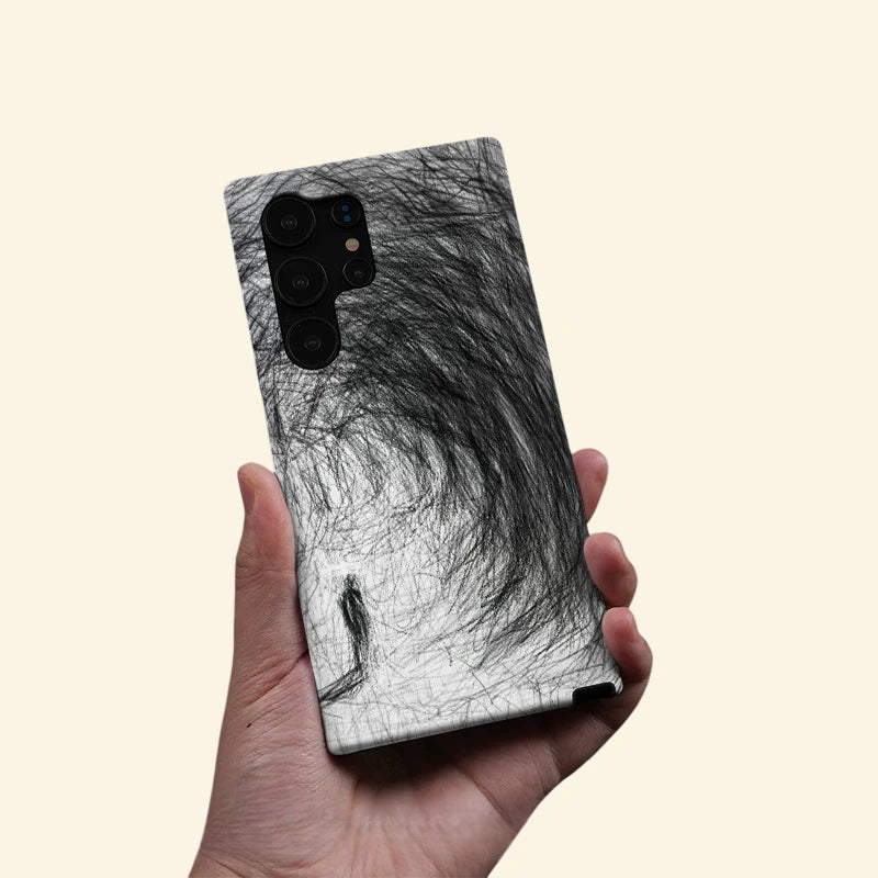 Solitary Wanderer Sketch Case — held in hand lifestyle shot