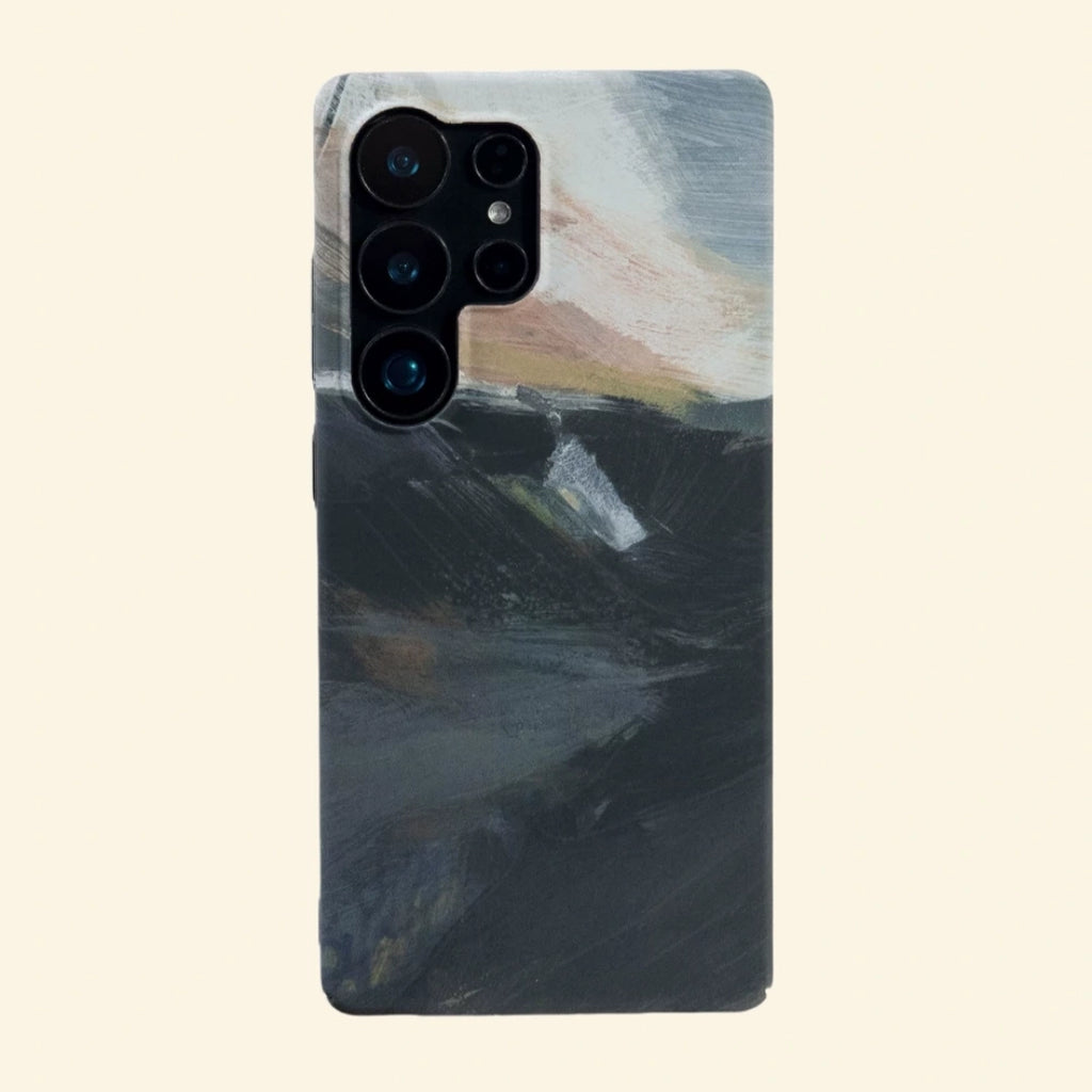 Misty Ridge Landscape Case for Samsung Galaxy S Series — front-facing flat view