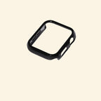 Glossy Onyx Black Apple Watch Case — top corner detail, Specimen No. 10536