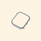Silver Double-Row Crystal Case for Apple Watch - Carapace StudioApple Watch AccessoriesCarapace StudioCarapace StudioCS-10535-SILVER-PAVE-1Apple Watch Ultra 3 (49mm)Silver Double-Row Crystal Pavé Apple Watch Case — full product view