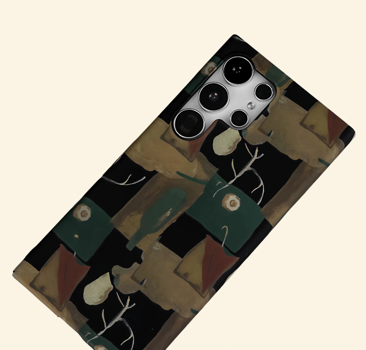Forest Green & Ochre Still Life Case for Samsung Galaxy S Series - Carapace StudioPhone CaseCarapace StudioCarapace StudioSPEC-9707-ATELIER-STILL-LIFE-1Samsung Galaxy S24Forest Green & Ochre Still Life Case for Samsung Galaxy S Series — top-down floating view