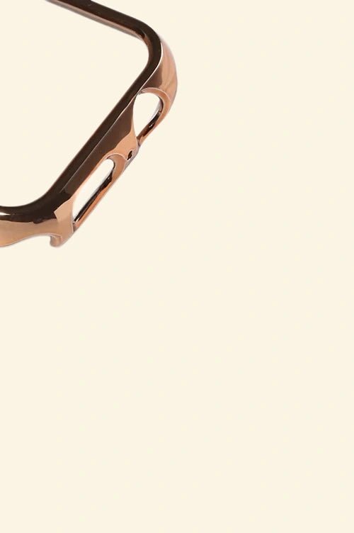 Glossy Vintage Bronze Case for Apple Watch — Specimen No. 10539 - Carapace StudioApple Watch CaseCarapace StudioCarapace StudioCS-10539-VBRZ-AW-1Apple Watch Ultra 3 (49mm)Glossy Vintage Bronze Apple Watch Case — lower corner angle, Specimen No. 10539
