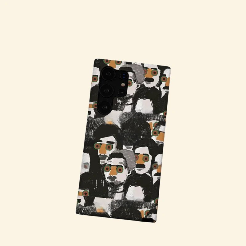 Observer Portrait Montage Case for Samsung Galaxy S Series - Carapace StudioPhone CaseCarapace StudioCarapace StudioSPEC-9787-PORTRAIT-SGS-1Samsung Galaxy S26 UltraObserver Portrait Montage Case — held in hand lifestyle shot