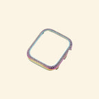 Rainbow Titanium Double-Row Crystal Case for Apple Watch - Carapace StudioApple Watch AccessoriesCarapace StudioCarapace StudioCS-10534-RAINBOW-PAVE-1Apple Watch Ultra 3 (49mm)Rainbow Titanium Double-Row Crystal Pavé Apple Watch Case — full product view