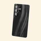 Charcoal Graphite Sweep Case for Samsung Galaxy S Series — angled floating studio view