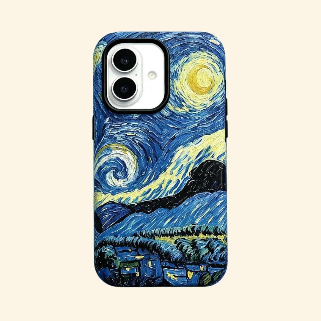 The Celestial Swirl – Van Gogh Starry Night Fine Art iPhone Case