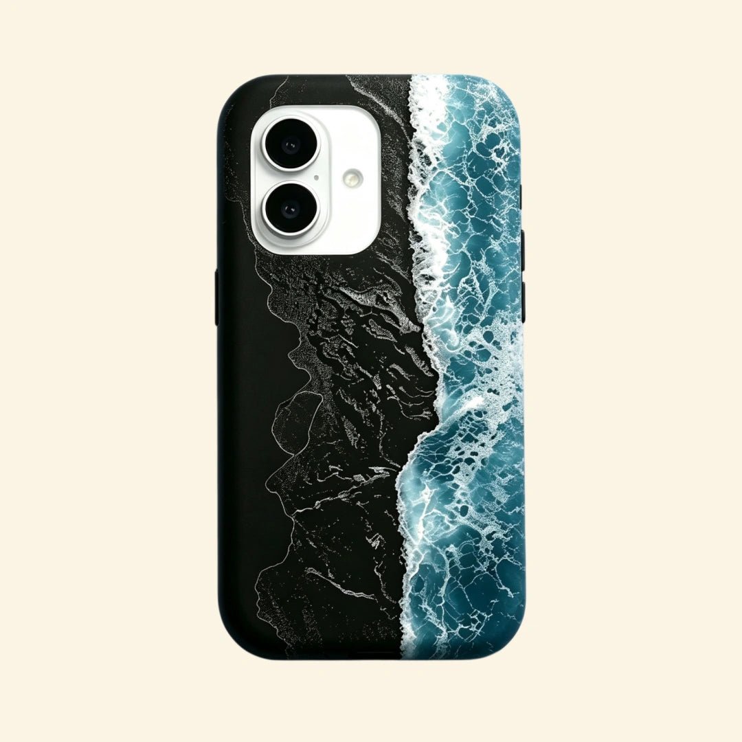 The Basalt Shore – Volcanic Black Sand & Ice-Blue Sea iPhone Case - Carapace StudioPhone CaseCarapace StudioCarapace StudioCS-3626-BASALT-SHORE-3iPhone 17The Basalt Shore – Volcanic Black Sand & Ice-Blue Sea iPhone Case