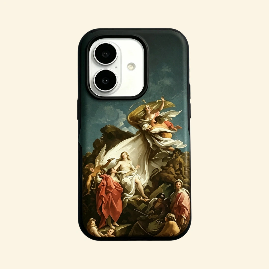 The Divine Allegory – Classical Mythology Baroque Fresco Fine Art iPhone Case